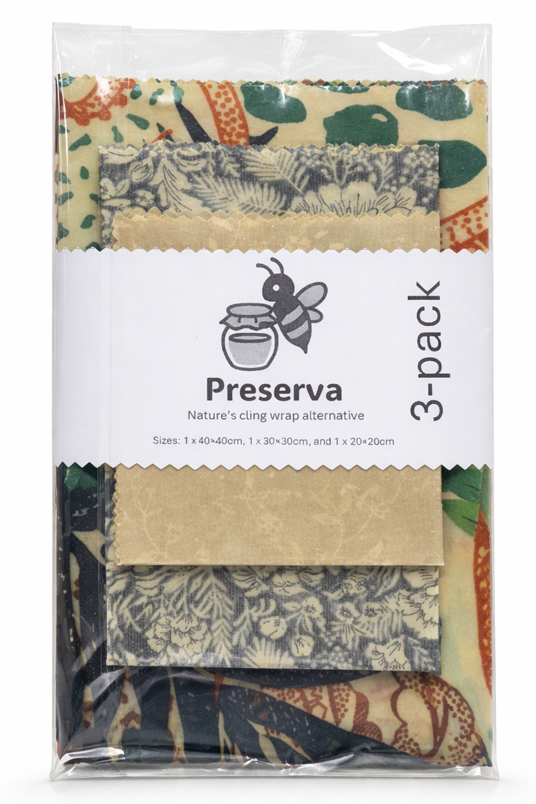 Jungle Beeswax Wraps – 3 pack